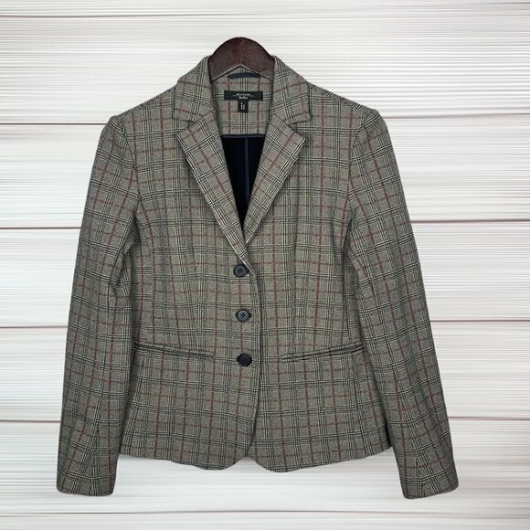 Max Mara Weekend Plaid Fitted Blazer - Picture 1 of 12